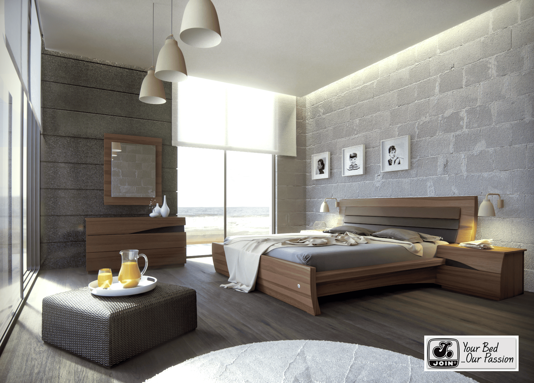 Σετ κρεβατοκάμαρας σάρα από την Join Beds.
